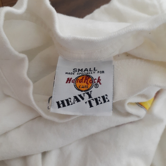 Vintage 90's Hard Rock Cafe Paris Graphic Tee Shirt Women Small Short Sleeved - Picture 6 of 9